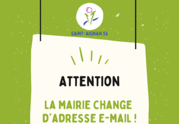 Image Attention : La mairie change d’adresse e-mail !