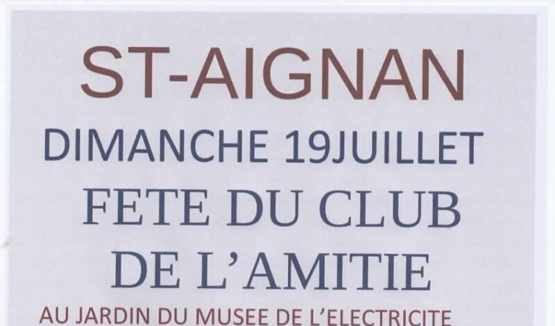 Image KERMESSE CLUB DE L&rsquo;AMITIÉ